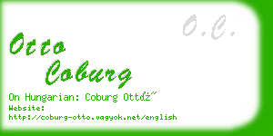 otto coburg business card